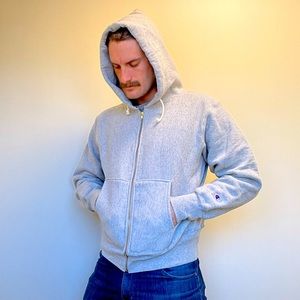 MINT - 1970’s Champion Reverse Weave Warmup - Zip Hoodie - Med